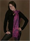 10 X 66 Rayon Batik Scarves - 4 Flowery Designs