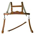 Sunnybaby 10381 - Kinderschutzgurt aus Leder mit Pr&auml;gemotiv, Leder, natur