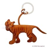 'Tigre' - Tiger Italian Leather Key Chain
