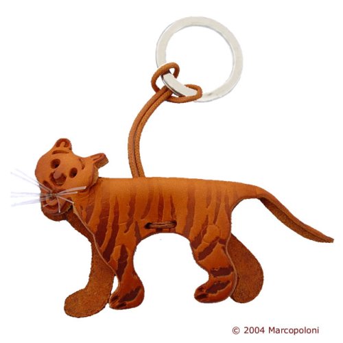 TIGRE - Tiger Italian Leather Key Chain