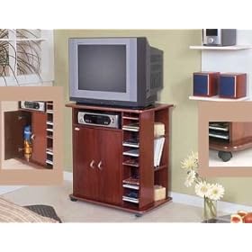 26'' Wide Impacto TV Stand - Mahogany