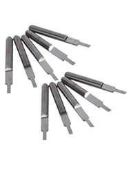 3.175 x 1.5mm Parallel Carbide CNC/PCB Milling Cutter Bits CEL 5mm Pack Of 10