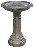 Southern Patio Fiberglass Birdbath Fountain