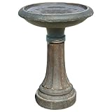 Southern Patio Fiberglass Birdbath Fountain by Southern Patio