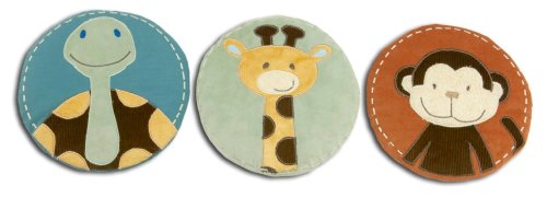 NoJo Jungle Tales 3 Piece Wall Hanging Set