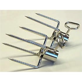 Deluxe Heavy Duty Rotisserie Meat Forks by 