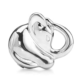  Sterling Silver Elephant Rattle