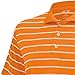 adidas Golf Men's Puremotion 2 Color Stripe Jersey Polo, Bright Orange/White, XX-Large
