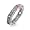 Eve's Addiction Sterling Silver Stackable Cubic Zirconia Band w/ CZ Pastels, 6, sterling-silver