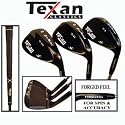 TEXAN CLASSICS GUN METAL WEDGE SYSTEM - 3 CLUBS