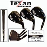 TEXAN CLASSICS GUN METAL WEDGE SYSTEM - 3 CLUBS