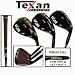 TEXAN CLASSICS GUN METAL WEDGE SYSTEM - 3 CLUBS