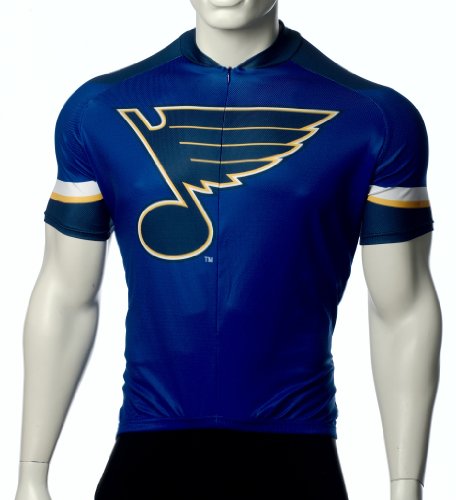 NHL St. Louis Blues Cycling Jersey, Blue, Small
