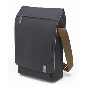 Caselogic XNM-15Gray Vertical 15.4-Inch Laptop Messenger Bag (Gray)