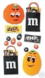 M&M Candy Halloween Candy Dimensional Scrapbook Stickers (MMJB005)