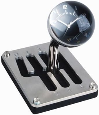 Desktop Gear Shift Knob with Clock by John Hansen