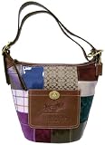 AUTHENTIC COACH HOLIDAY PATCHWORK BLEECKER DUFFLE 11356