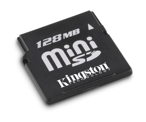 Kingston flash memory card - 128 MB - miniSD  SDM/128 