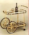 BEAUTIFUL NEW BIG WHEEL SERVING CART