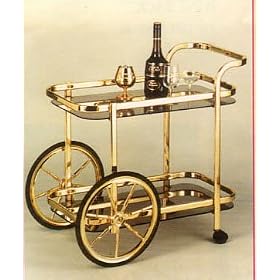 Buy BEAUTIFUL NEW BIG WHEEL SERVING CART by Cross Country Furniture