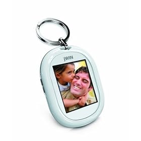 jWIN JP141 1.8-Inch Digital Photo KeyChain (White)