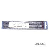 Eigenschaften   / Wolframelektrode rot W 1,0 x 175 mm, Preis pro Stück