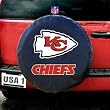 Kansas City Chiefs NFL Spare Tire Cover (Black)