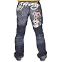 ED HARDY by Christian Audigier Mens Jessica Wash Denim Tattoo NYC Jeans 34" Inseam