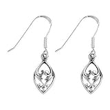 Sterling Silver Celtic Drop Earrings