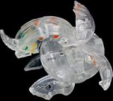 BAKUGAN B2 NEW LOOSE TRANSLUCENT DRAGONOID 530G WITH CLEAR HORN VERY RARE COLORS