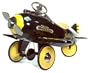 American-Retro Yellow Jacket Classic Pedal Airplane