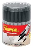 Sharpie Permanent Marker 35010 Fine Point Black (Canister With 36 Pens)