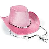 Fun Express Small Toddler-Sized Pink Cowboy Hat, 17 3/4"