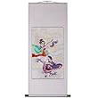 Handmade "Goddess" Scroll Wall Art Painting