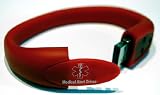 Medical Alert USB Flash Drive Silicone Bracelet