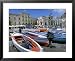 Marina Corta in Morning Light, Lipari, Aeolian Islands, Unesco World Heritage Site, Sicily, Italy Places Framed Art Poster Print by Kim Hart, 31x25