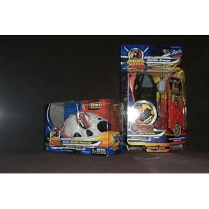 YAMA and FIRE CHUNIN Kung Zhu Ninja Warriors Zhu Zhu Pets Hamster and Battle Armor Combo... by