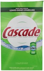 Cascade Powder Dishwasher Detergent, Fresh Scent 75 Oz (Pack of 7)