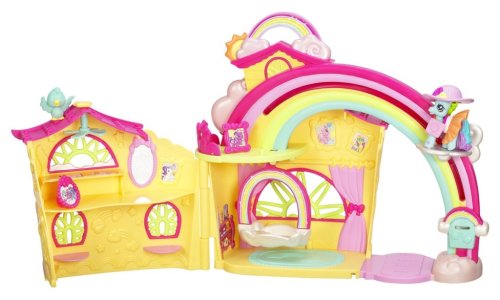 Childrens Toyshop  Toys : My Little Pony Ponyville Playset - Rainbow Dash House