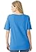 Woman Within Plus Size Perfect Elbow-Sleeve Square-Neck Tee