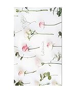 Huella deco Alfombra Bañada en Vinilo (Blanco/Multicolor)