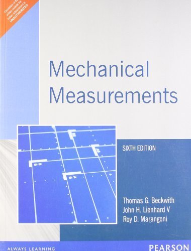 Mechanical Measurement 6/e by Thomas G. Beckwith (2007-01-01)