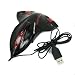 HDE&reg; USB LED Aircraft Optical Scroll Mouse for PC 1200DPI
