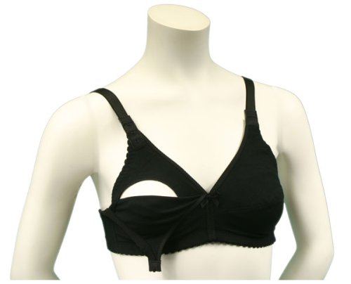 415Vv QmHOL Black Softcup Nursing Bra   Maternity / Nursing