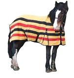 Divine Equine Racing Stripes Fleece Rug - Size 6 3" : Stable : Travel : Cooling : Shows