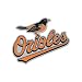 BALTIMORE ORIOLES OFFICIAL LOGO SILVER LAPEL PIN