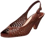 FRYE Women's Maya Cut Slingback Pump,Brown,11 M US