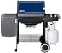 Weber 2288001 Genesis Silver B Propane Gas Grill, Blue
