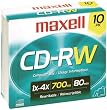 MAXELL CD-RW74: CD Rewritable 10-Pack