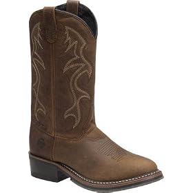 Double - H� Men's 12 Black ICE Western Boots Briar by DOUBLE-H